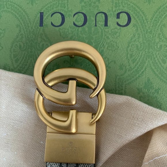 Gucci Double G Buckle Belt Brown main image 4